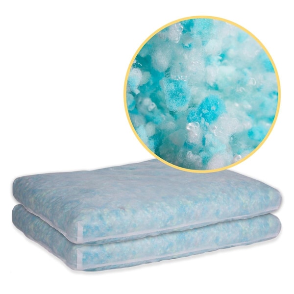 Keet Exclusive Memory Foam Blend, 16 lb 2 cushions, 8 lb/each, Refill for Bean Bags and Pillows - 900-XL