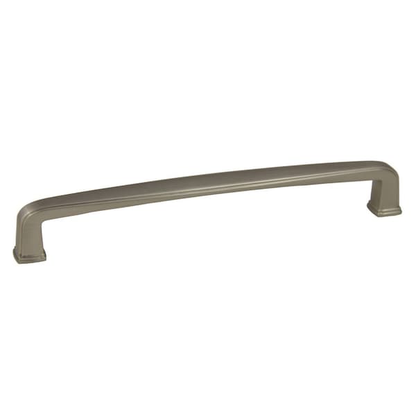 Pride Industrial 6-3/4in Cabinet Pull with 6-3/10in Center to Center Satin Nickel Finish - P83092SN