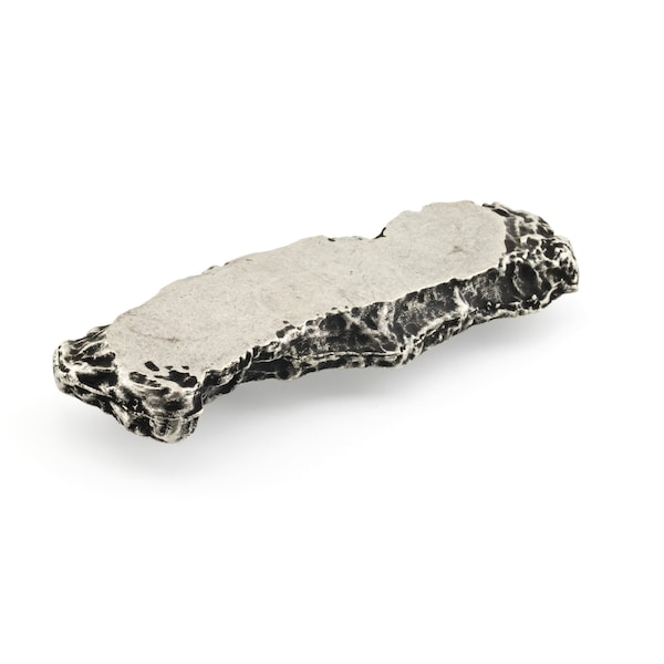 Richelieu 2 1/2 in (64 mm) Center-to-Center Old Silver Contemporary Cabinet Pull - 2256132139