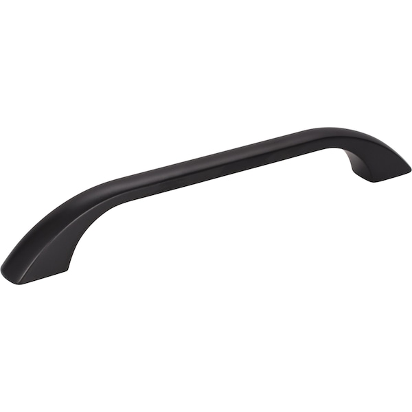 Jeffrey Alexander 160 mm Center-to-Center Matte Black Square Sonoma Cabinet Pull - 4160MB