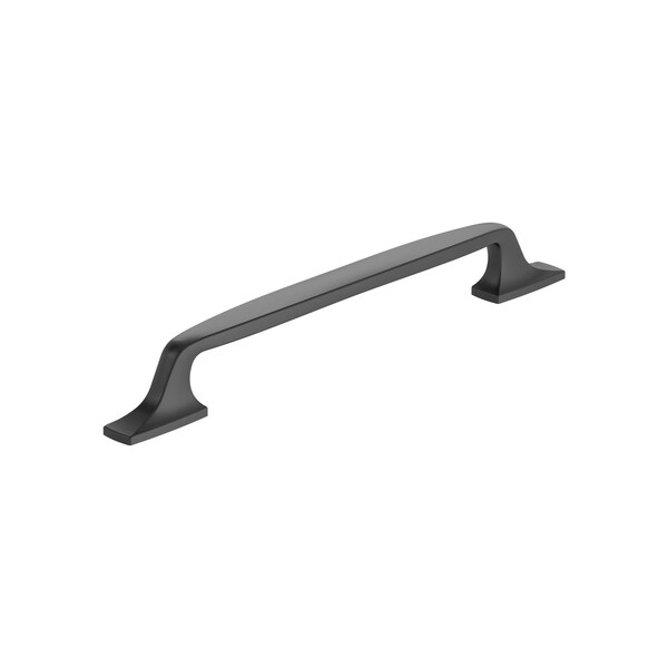 Amerock Highland Ridge 7-9/16 inch 192mm Center-to-Center Black Bronze Cabinet Pull - BP55327BBR