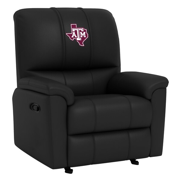 Dreamseat Rocker Recliner with Texas A&M Aggies Secondary Logo - XZ52031CDRRBLK-PSCOL13172