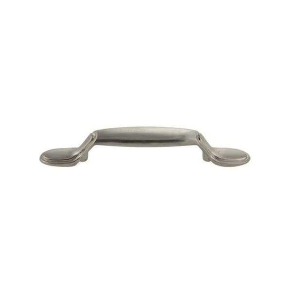 Crown 5" Cabinet Pull with 3" Center to Center Satin Nickel Finish - CHP904SN