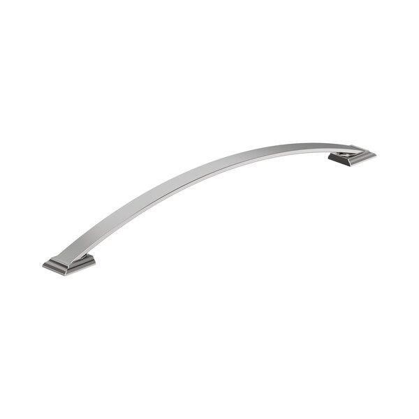 Amerock Candler 12-5/8 inch 320mm Center-to-Center Polished Chrome Cabinet Pull - BP2935326