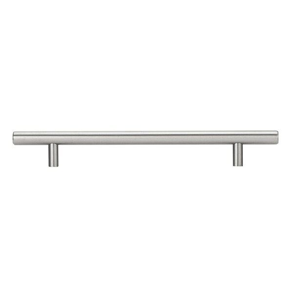 Richelieu 7-1/8 in. (181 mm) Center-to-Center Antibacterial, Stainless Steel Contemporary Drawer Pull - BP3487181170AB