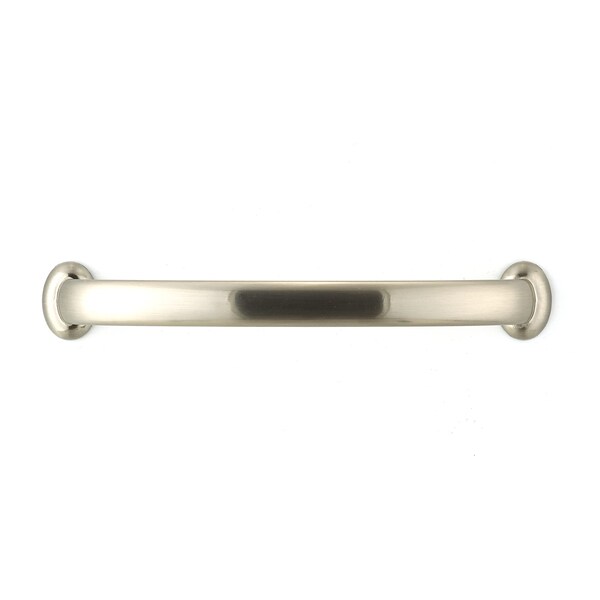 Richelieu 5 1/16 in (128 mm) Center-to-Center Brushed Nickel Traditional Drawer Pull - 51278128195