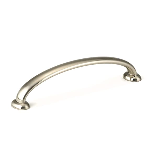 Richelieu 5 1/16 in (128 mm) Center-to-Center Brushed Nickel Traditional Drawer Pull - 51278128195
