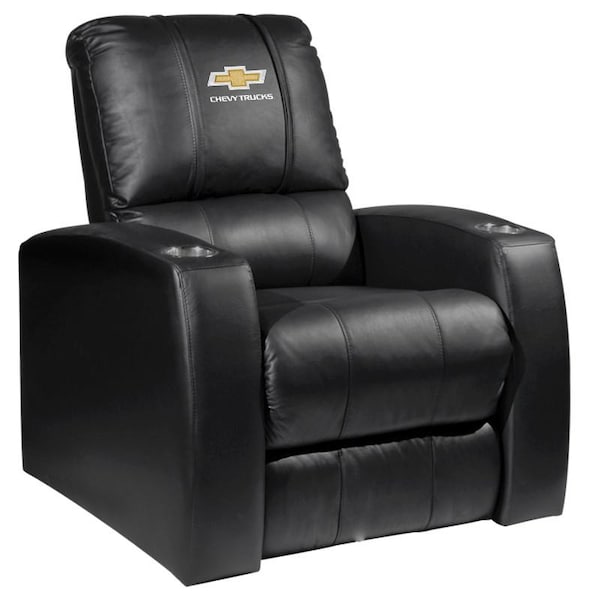 Dreamseat Home Theater Recliner with Chevy Trucks Logo - XZ418301RHTCDBLK-PSGMC61001