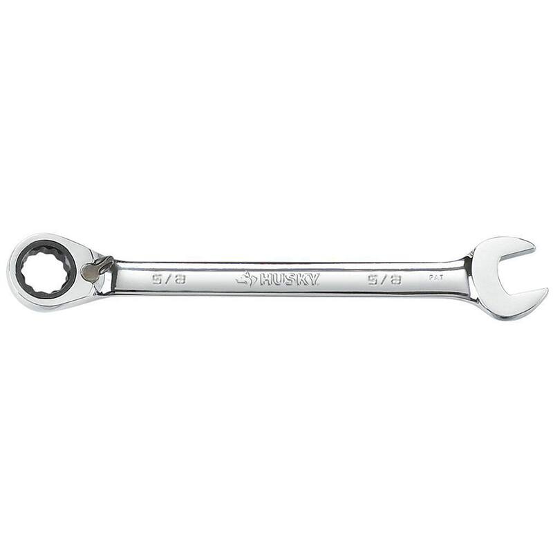 Husky 5/8 in. Reversible Ratcheting Combination Wrench - HRRW58