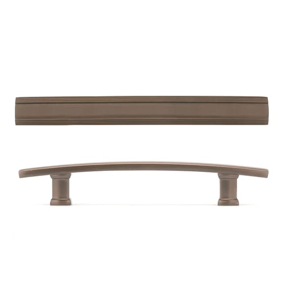 Richelieu 5-1/16 in. (128 mm) Center-to-Center Honey Bronze Transitional Drawer Pull - BP7070128HBRZ