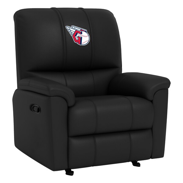 Dreamseat Rocker Recliner with Cleveland Guardians Primary - XZ52031CDRRBLK-PSMLB20072
