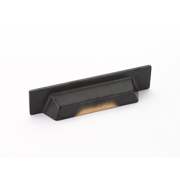 Schaub 96 mm Center to Center Vinci Cup Pull Antique Bronze Finish - 816-AZ