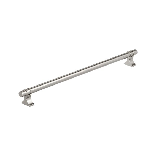 Amerock Davenport 12-5/8 inch 320mm Center-to-Center Satin Nickel Cabinet Pull - BP36698G10