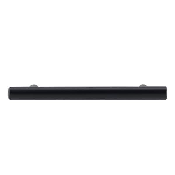 Richelieu Roosevelt Collection 3 3/4-inch Matte Black Modern Cabinet Bar Pull - BP20596900