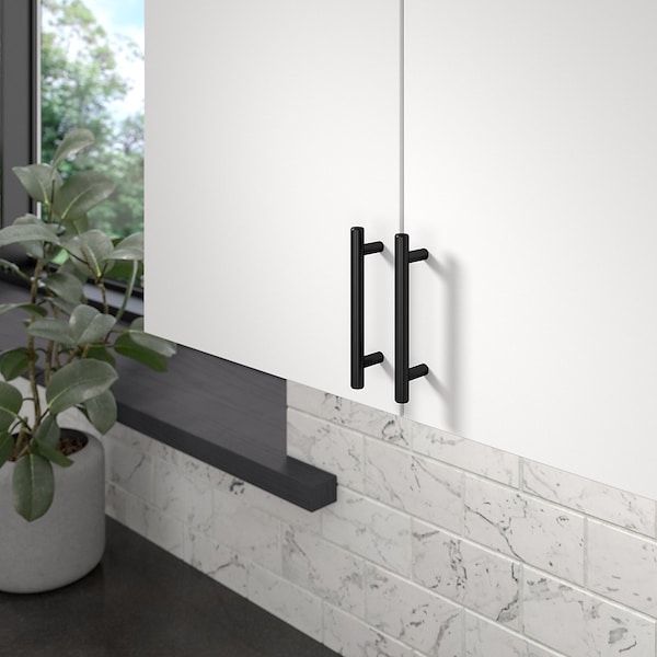 Richelieu Roosevelt Collection 3 3/4-inch Matte Black Modern Cabinet Bar Pull - BP20596900