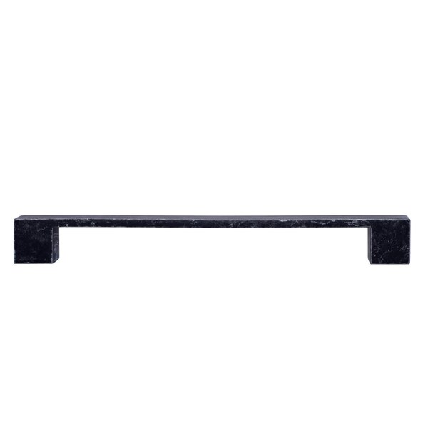 South Main Hardware Short Modern Cabinet Handle, 8.94" Length (7.56" Hole Center), Antique Silver, 10PK - SH205-AS-10