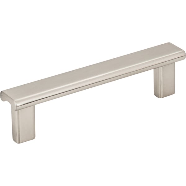 Elements By Hardware Resources 96 mm Center-to-Center Satin Nickel Square Park Cabinet Pull - 183-96SN