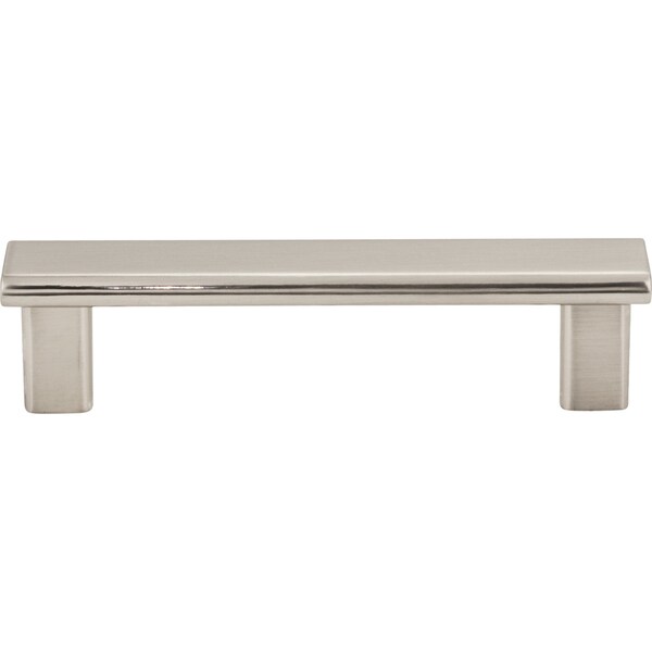 Elements By Hardware Resources 96 mm Center-to-Center Satin Nickel Square Park Cabinet Pull - 183-96SN