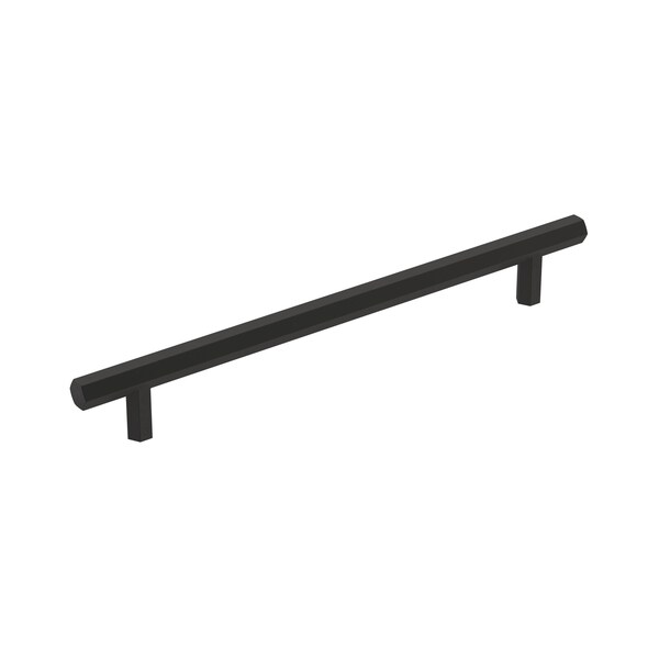 Amerock Caliber 7-9/16 in 192 mm Center-to-Center Matte Black Cabinet Pull - BP36876FB