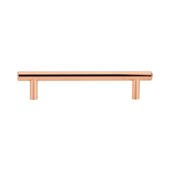 Richelieu 5 1/16 in (128 mm) Center-to-Center Polished Copper Contemporary Cabinet Pull - BP205128191