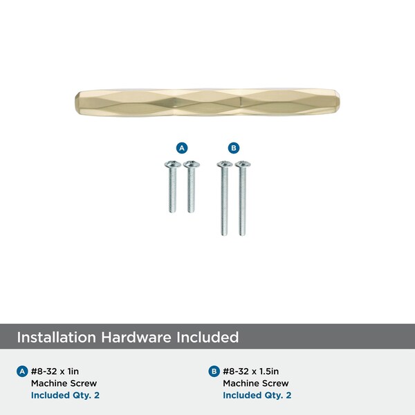 Amerock St. Vincent 3 in 76 mm Center-to-Center Champagne Bronze Cabinet Pull - BP36646CZ
