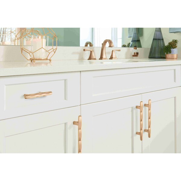 Amerock St. Vincent 3 in 76 mm Center-to-Center Champagne Bronze Cabinet Pull - BP36646CZ
