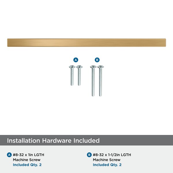 Amerock Cyprus 7-9/16 inch 192mm Center-to-Center Champagne Bronze Cabinet Pull - BP26208CZ