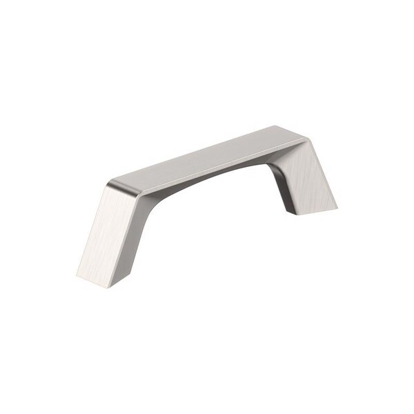 Amerock Amerock Everyday Transitional Arched Bar Cabinet Pull 3 in. Satin Nickel Silver 6 pk - 6PK37070G10