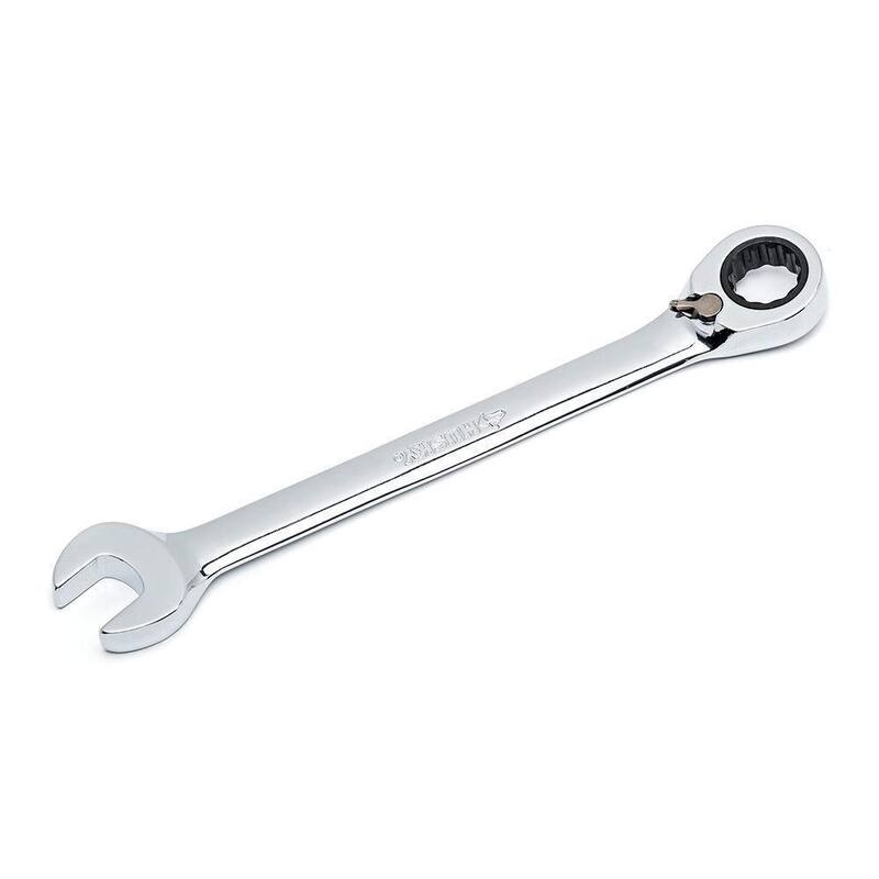 Husky 12 mm Reversible Ratcheting Combination Wrench - HRRW12MM