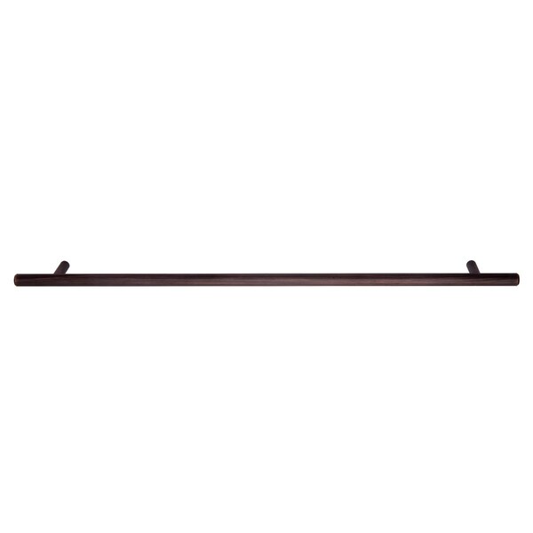 South Main Hardware Euro Bar Cabinet Handle (3/8" Diameter), 15" Length (12.63" Hole Center), Oil Rubbed Bronze, 10PK - SH412-OR-10