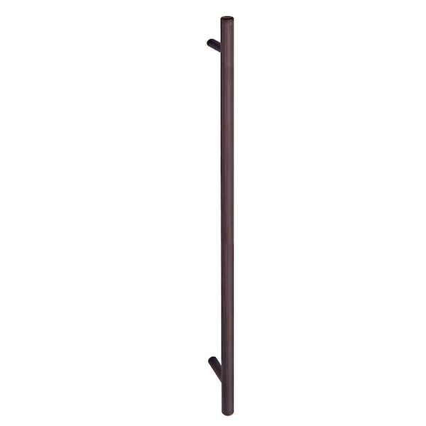 South Main Hardware Euro Bar Cabinet Handle (3/8" Diameter), 15" Length (12.63" Hole Center), Oil Rubbed Bronze, 10PK - SH412-OR-10