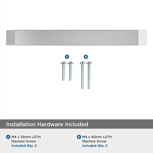 Amerock Premise 5-1/16 in 128 mm Center-to-Center Polished Chrome Cabinet Pull - BP3684526