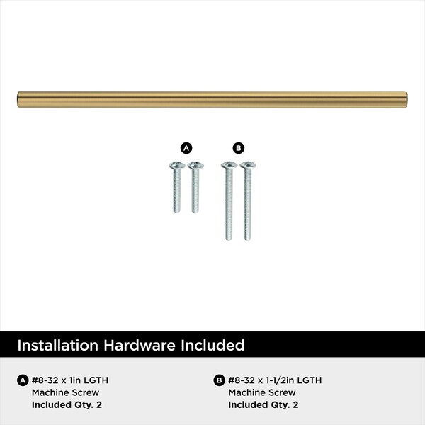 Amerock Bar Pulls 8-13/16 inch 224mm Center-to-Center Champagne Bronze Cabinet Pull - BP40521CZ