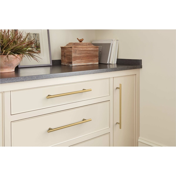 Amerock Bar Pulls 8-13/16 inch 224mm Center-to-Center Champagne Bronze Cabinet Pull - BP40521CZ
