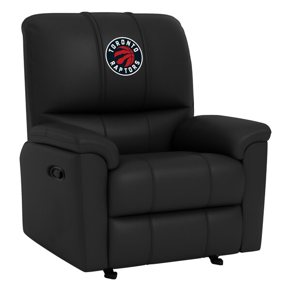 Dreamseat Rocker Recliner with Toronto Raptors Global Logo - XZ52031CDRRBLK-PSNBA32076