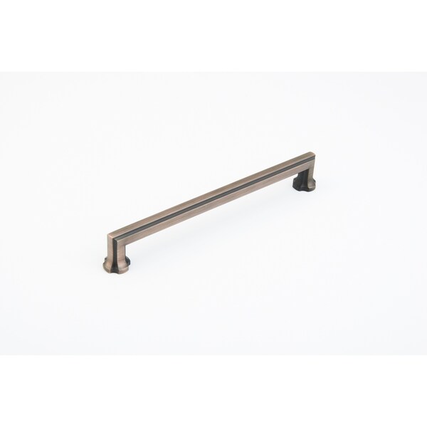 Schaub 8in Center to Center Empire Cabinet Pull Empire Bronze Finish - 879-EBZ