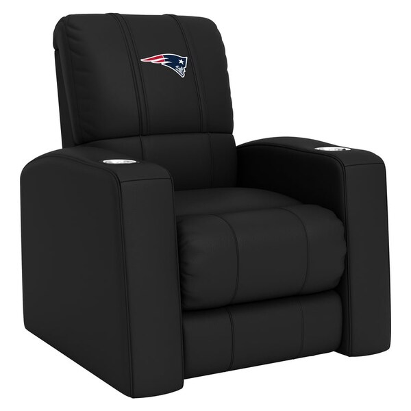 Dreamseat Home Theater Recliner with  New England Patriots Primary Logo - XZ418301RHTCDBLK-PSNFL21000