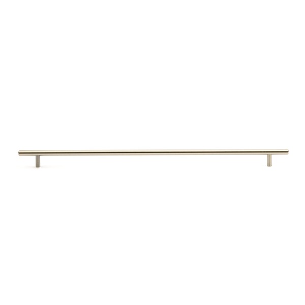Richelieu 19-1/8 in. (486 mm) Center-to-Center Brushed Nickel Steel Contemporary Drawer Pull - BP305486195