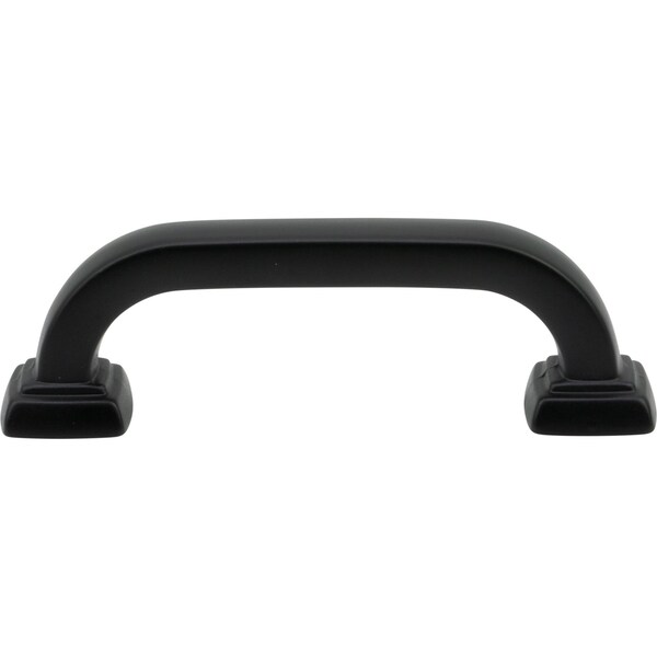 Designperfect 3'' Center-to-Center Handle Pull, Matte/Flat Black, 10PK - DPA10S32BLK