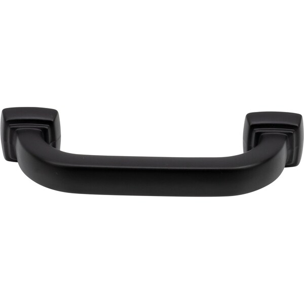 Designperfect 3'' Center-to-Center Handle Pull, Matte/Flat Black, 10PK - DPA10S32BLK