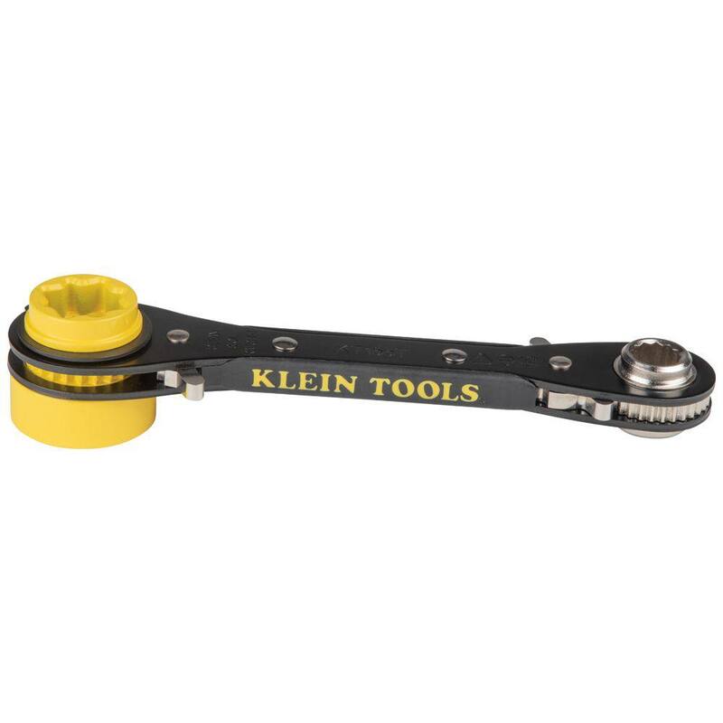 Klein Tools 5-in-1 Ratcheting Lineman's Wrench - KT155T