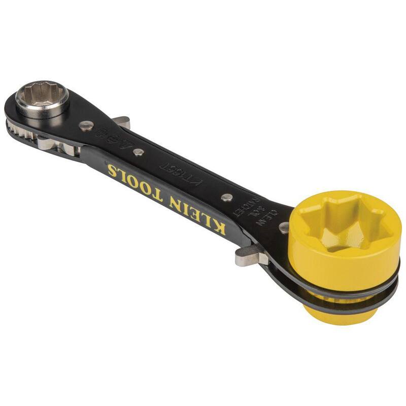 Klein Tools 5-in-1 Ratcheting Lineman's Wrench - KT155T