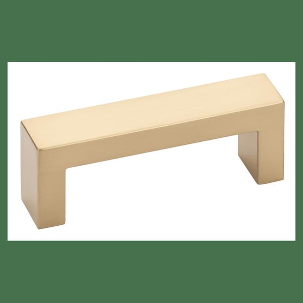 Patioplus 5 in. Center to Center Handle Cabinet Pull - Satin Brass - PA3240317