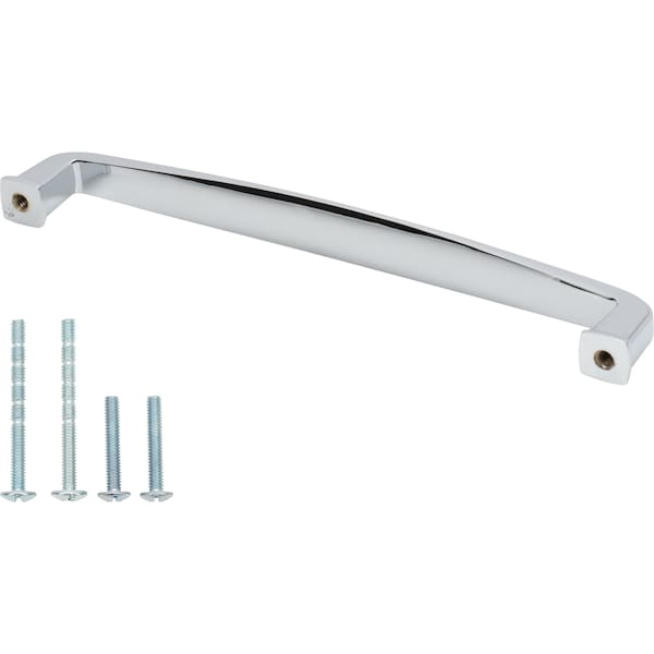 Designperfect 6-5/16'' Center-to-Center Handle Pull, Polished Chrome - DPA-S875PC