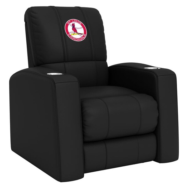 Dreamseat Relax Recliner with St Louis Cardinals Cooperstown Secondary Logo - XZ418301RHTCDBLK-PSCOOP0101
