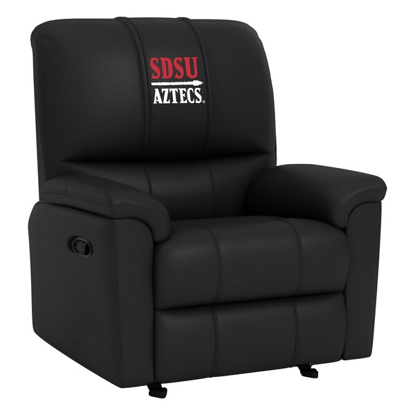 Dreamseat Rocker Recliner with San Diego State Secondary - XZ52031CDRRBLK-PSCOL13801