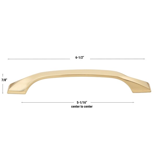 Gliderite Hardware 5-1/16 in. Center to Center Solid Twisted Bar Pull Champagne Gold, 25PK - 4841-128-CHPG-25