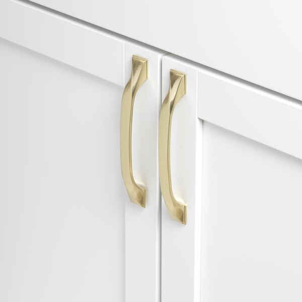 Gliderite Hardware 5-1/16 in. Center to Center Solid Twisted Bar Pull Champagne Gold, 25PK - 4841-128-CHPG-25