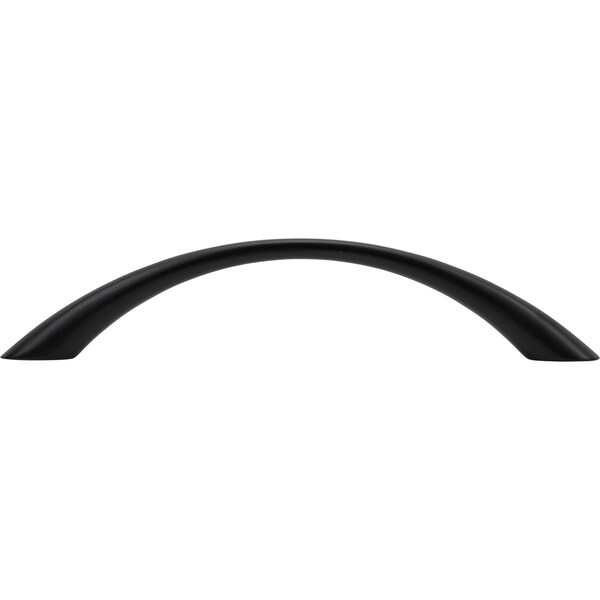 Designperfect 5-1/16'' Center-to-Center Arch Pull, Matte/Flat Black, 10PK - DPA10H384BLK