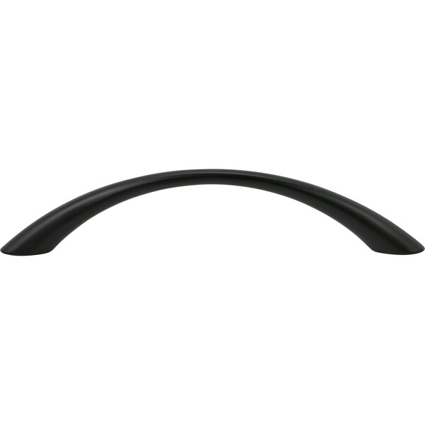 Designperfect 5-1/16'' Center-to-Center Arch Pull, Matte/Flat Black, 10PK - DPA10H384BLK
